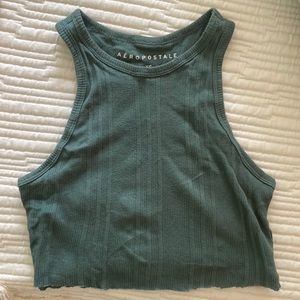 AEROPOSTALE Cropped Tank, Size XS, Green
